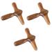 Gleavi hand tools household appliances 3 pieces of scratch massage tools Point wooden massage tools Schaber tool foot massage ball wood tools acupressure rod shabest bar hand