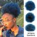 High Puff Afro Curly Wig Ponytail | 8-Inch Short Kinky Synthetic Clip-In Hair Bun - 2 Pcs | International Shipping - Buy Online on GoSupps.com