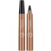 4 Point Eyebrow Pencil - 4 Point Eyebrow Marker Pencil | Nature Eyebrow Pencil Eyebrow Marker For Quick Dry Simulation Long Wear No Smudge Pochy Light Brown - Buy Online on GoSupps.com