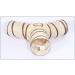 MINGZE Cat Tunnel Toy T type Y type Straight Type Collapsible 3 Way Pet Puppy Tube Play Activity Foldable Toy for indoor Rabbits Kittens Hamster and Small Dogs (Y-stype Brown + Beige) - Buy Online on GoSupps.com