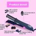 Professional 2-in-1 Hair Straightening & Curling Iron - No Damage Flat Irons for Short & Long Hair - Rotating Iron Curler in Black - Buy Online on GoSupps.com