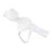 Hernia Belt Stretchy Umbilical Hernia Patch for Outdoor for Elderly (White)