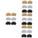 FOMIYES Ladies Heels 12 Pairs Sticker Heels Heels Boots for Women Heeled Sneakers for Women Protectors Too Big Shoe Pads Thicken Women's Emulsion Half Size Pad Women s Heels