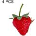 4pcs/set Cute Strawberry Hairpins Resin Headwear Hair Accessories Fruit Hair Clips Sweet Hair Barrettes Headdress Jewelry - Buy Online on GoSupps.com