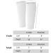 2 Pairs Football Leg Sleeves for Adults & Youth - Calf Support for Men - BLA+WHI Size Small - Buy Online on GoSupps.com