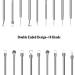 9 in 1 Pimple Popper Tool Kit - Blackhead Extractor & Comedone Remover for Nose & Face - Includes PU Bag - Buy Online on GoSupps.com