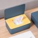 QKFON Storage Box for Wet Wipes | Stylish Napkin Holder for Home & Office | Durable Blue & White Design - Buy Online on GoSupps.com