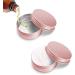 Yue Qin 15-Piece 10ml Aluminum Empty Jar Set - Travel Cream & Cosmetics Containers with Lids - Perfect for Lotions Creams and Mini Candles - Stylish Rose Gold Finish - Buy Online on GoSupps.com