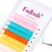 Volume Lash Extensions Neon Colored Lashes Extensions Easy Fan Hot Light Pink White Blue Orange Gold Light Purple Yellow Glow under UV Light (8 Color 0.07-D 13mm) 0.07-D-8 Color Mix-13mm