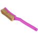 Bouldering Brush with Thick Boar's Hair Bristles | Rock Climbing Holds Cleaner | Indoor/Outdoor Climbing Chalk Brush - Black & Purple - Buy Online on GoSupps.com