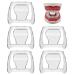 Generic Mouth open 5pcs clear tooth orthodontics lip cheek retractor expander tooth aid authority for front teeth style 2 1.85*1.77*1.34inch