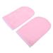 FOMIYES Moufles Hydratants en Tissu de Paraffine 25x15 Cm Rose Bord Blanc pour Soin des Mains Spa Femme Protection Souple et R utilisable Rose 26.00X15.50X5.00CM