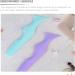 CALLARON Silicone Beauty Ruler Brow Shape Tape Eyelash Aid Tool Girl Supplies Eyeliner High Capacity Travel Violet - Buy Online on GoSupps.com