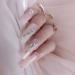 24pcs Luxury Super Long Wedding False Nails - Rectangular Acrylic Nails for Women - Nude Glossy Press On Nails - City Beauty - Buy Online on GoSupps.com