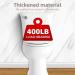 Elongated Toilet Seat  Quick-Release Hinges  Slow Close  Heavy Duty  Never Loosen  Aviation Material  White(18.5) White Elongated - Buy Online on GoSupps.com