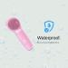 Vibrating Facial Cleansing Brush - Rechargeable All Skin Types Perfect for Home & Travel - Pink - Buy Online on GoSupps.com