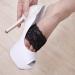Lace Forefoot Pads for Women - 3 Pairs Invisible Breathable Peep Toe Half Socks | Anti-Slip Metatarsal Cushions for High Heels | Soft Elastic Ball of Foot Comfort | Black - Buy Online on GoSupps.com