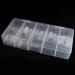 OLACD Grids Tip Box 10 Organizer Art Nail Transparent Reusable Number Empty Clear Nail Plastic Display False Number - Buy Online on GoSupps.com