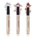 3 Pcs Eyeshadow Stick Set Reddhoon Shimmer Eye Brightener Stick Rotatable C-ream Eye Shadow Pencil Crayon Double Ended Eyeshadow Pencil with Soft Brush for Eye Makeup Set A