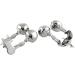 10Pcs Metal Fishing Rod Alarm Bells - Double Bite Indicators - Outdoor Fishing Accessories - Silver - Buy Online on GoSupps.com