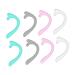 Frcolor 12 pairs mask accessories Adjustable extension buckle anti-face cover rope mask clip mask clip mask tube hook mask cable hooks anti-strangulation earling