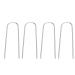 4 Pcs U Shaped Nail Tent Ground Staple High Hardness Stainless Steel Garden Pegs Securing Lawn Supplies