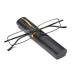 Hubeye portable metal reading glasses flexible light vision feather hinge classic unisex reading aid glasses with case 1.00 dark gray 1.0 dioptries