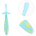 Gatuida 3-Piece Children's Toothbrush Set | Silicone Tooth Cleaners & Tongue Scraper | Non-Slip Gift Box for Kids | Safe & Food-Grade Quality - Buy Online on GoSupps.com