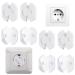 Child Safety Socket Covers - 12 Pack with Rotary Mechanism | Sockets Child Locking Fuse for Babies & Toddlers Protection - Buy Online on GoSupps.com