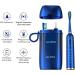 Sonic Electric Toothbrush Set | UV-C Cleaning, Air-Drying | 6 Brush Heads, Travel Case | 41000 VPM, 4 Modes, 3 Intensities | 90 Days Battery Life | Blue - Buy Online on GoSupps.com