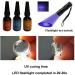 GreatFishing Fly Tying UV Glue Combo: Three Bottles Thick, Thin, and Soft + 12 LED Light - Buy Online on GoSupps.com