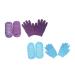 Mikinona 2 Sets Hand and Foot Care Set Moisturizing Gloves Gel Socks Spa Socks Dry Hands Gloves Hydrating Socks Dry Cracked Hands Gloves Moisturizing Mitten Moisturizing Socks Vegetable Gel