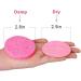 60 Pcs Compressed Facial Sponge 60mm/2.4 Inch Natural Wood Pulp Cotton for Cleansing, Exfoliating, Makeup Removal - Round Pink+White - Buy Online on GoSupps.com