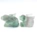 Natural Crystal Rough Specimen 1pc Natural Fluorite Rabbit Animals Crystal Stone Carved Figurine Stone Room DecorationCrystalsStone Home Goods