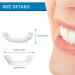 Flipped Warm 2 Pairs of False Teeth Veneers - Prosthetic Cosmetic Dentures for Men & Women | Premium Quality Artificial Teeth - Buy Online on GoSupps.com