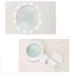Optical Glass Lens Magnifier with Light Magnifier Antique Collection Appreciation Reading Magnifier Black and White 30x Made in China - Buy Online on GoSupps.com