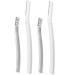2x Eyebrow Razor Blades 4 Pack Face Razor Blades Beauty Eyebrow Shaper White and Transparent (2x Set)
