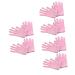 minkissy 6 Pairs Moisturizing Gloves Exfoliating Gloves Sleeping Gloves Gel Gloves for Spa Moisturizing Spa Gloves Cracked Hands Repair Grooming Gloves Miss Hand Covering Spandex to Sleep
