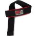 Gorilla Wear Padded Lifting Straps - Black - Premium Bodybuilding & Fitness Accessory - One Size - Black/Red/White - International Shipping Available - Buy Online on GoSupps.com