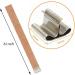 100 pcs Wooden Candle Wicks for Candle Making - 6 inch Crackling Wood Wicks with Metal Base Clips - 50 Sets - Buy Online on GoSupps.com