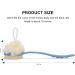 SetSail Shower Body Brush with Bristles and Loofah - Long Handle Back Scrubber for Men and Women - Exfoliating Shower Brush for Skin Massage - Buy Online on GoSupps.com