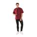 Buy Betty Dain Premier Barber Jacket XL - Burgundy | International Shipping Available - Buy Online on GoSupps.com
