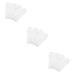 minkissy 6 Pairs Nail Gloves Protector Polyester White