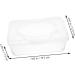 Hoement 4-Piece Baby Towel Holder Set | Wet Wipe Container & Diaper Organizer | Travel Tissue Box | Transparent Design | 19.5x12.5x7.5cm - Buy Online on GoSupps.com