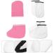 FOMIYES 8 Pairs Hand and Foot Mask Cloth Gloves Paraffin Wax Mitts Booties Shower Glove Heel Gel Gloves Spa Gloves Exfoliating Care Gloves Healing Paraffin Bags Silicone Boots Moisturizing - Buy Online on GoSupps.com