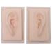 1 Pair Ear Model Silicone Ear Model for Acupuncture - Soft Silicone Artificial Ear Model - for Piercing Practice Training Earrings Earphone Display Props