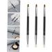Housoutil Eyeliner Brush 3pcs Tools Conceal Applicator Head Wooden Creative Small Eye Portable Liner Brush Handheld Eyeliner - Buy Online on GoSupps.com