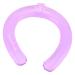 Neck Cooling Tube Reusable Neck Cooling Wrap Hands Free Prevent Falls in Summer for Sports (Pink)