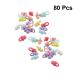 Artibetter 80-Piece Toddler Pacifier Clips - Colorful Acrylic Gift Set for Birthdays & Christmas - Buy Online on GoSupps.com