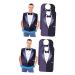 4 Pcs Bib Elderly Eating Cloth Elder Burp Cloth Waterproof Aprons for Men Elders Eating Protectors Mens Apron Drool Adult Smock Food Clothes Polyester Man Protective Case/157
